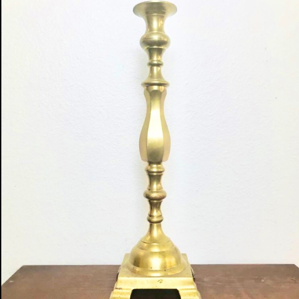 Vintage Extra large brass candle stick